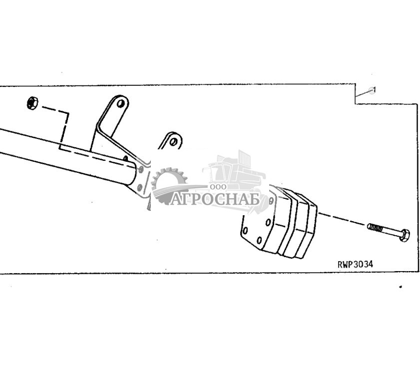 Metering Pump With Shaft And Support 
